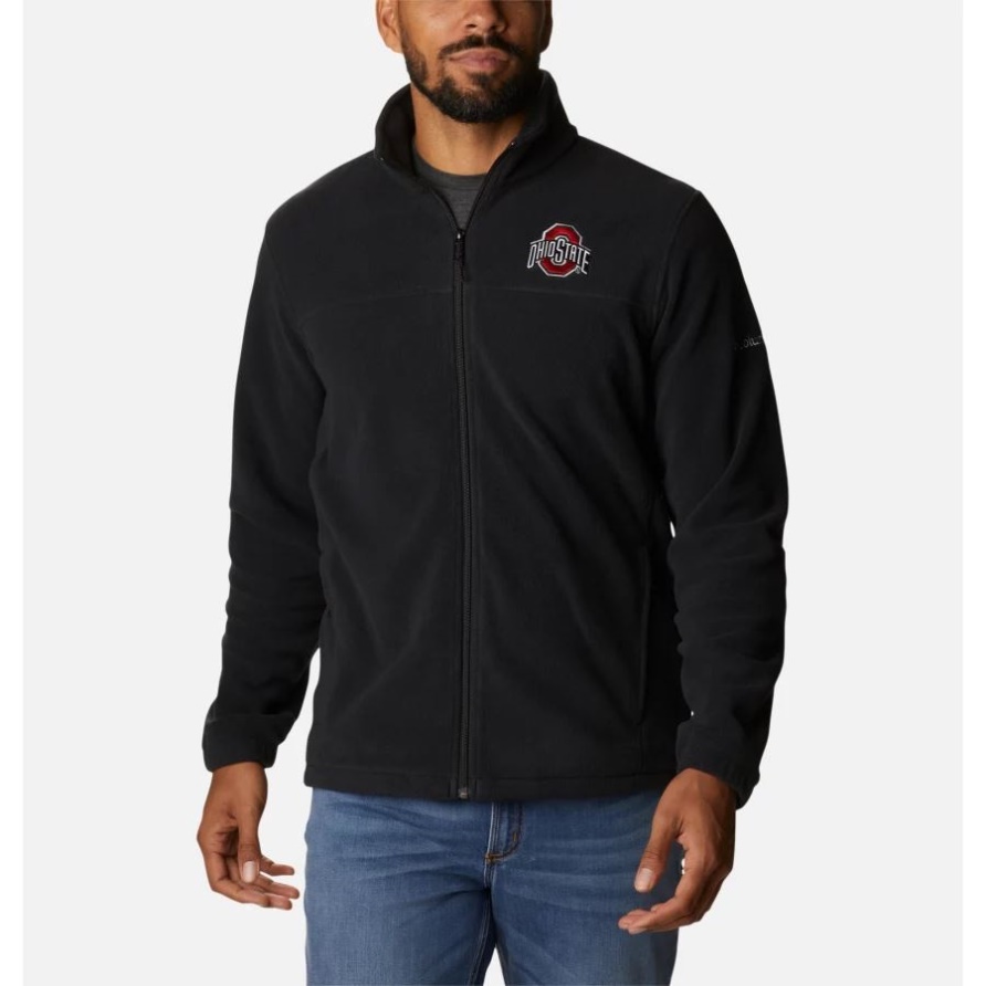Os - Black Columbia Collegiate Flanker Iii-fleecejacke Für Herren
