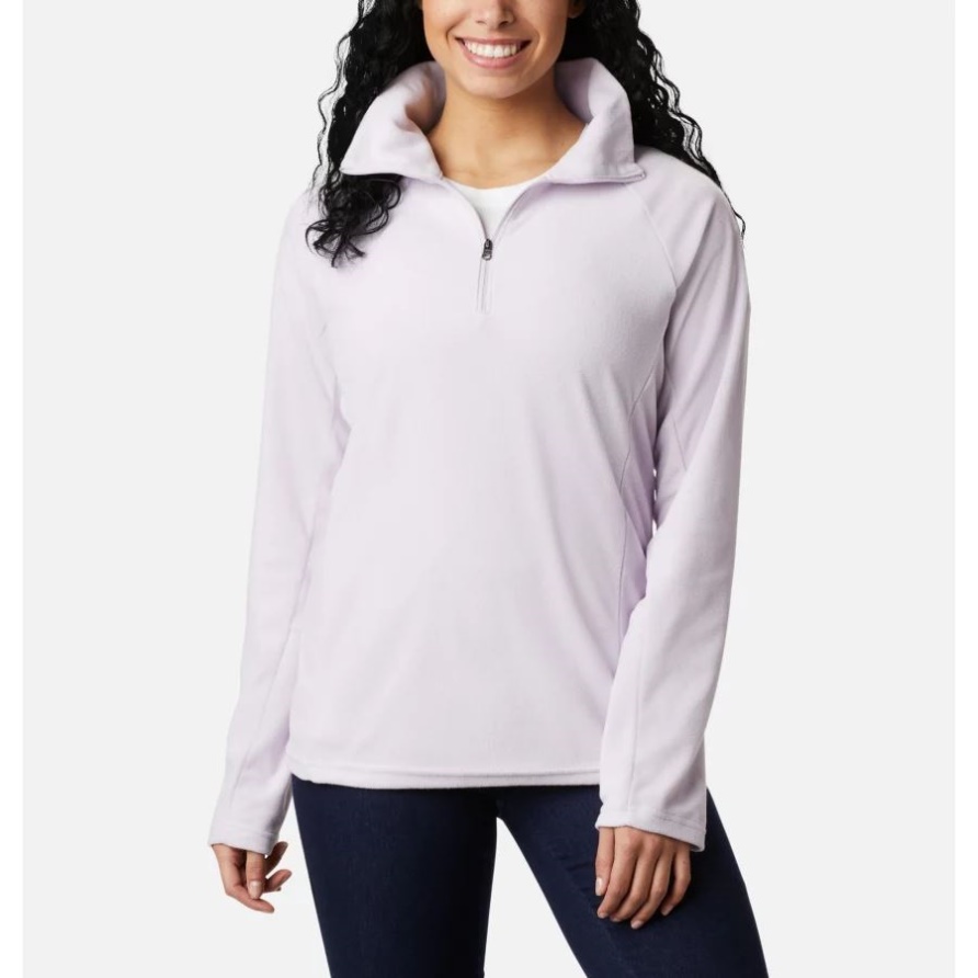 Blass Lila Columbia Glacial Iv Fleece Mit Halbem Reißverschluss Für Damen
