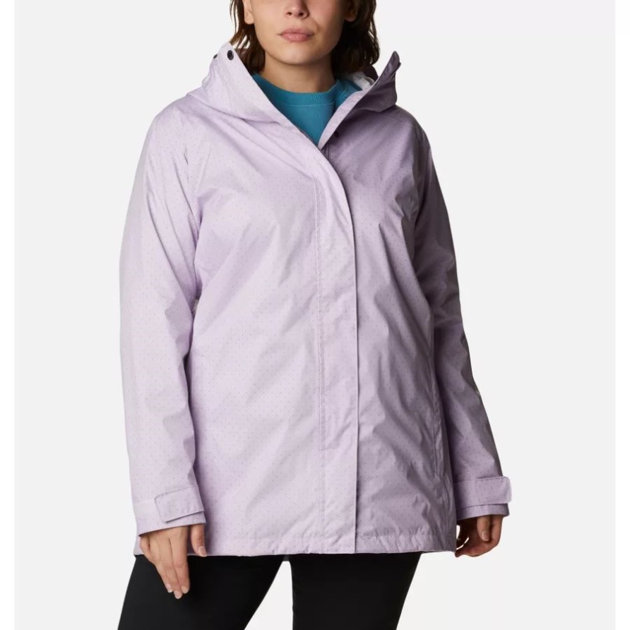 Blass Lila Spacige Punktdruck Damenjacke Splash A Little Ii Plus Größe Columbia