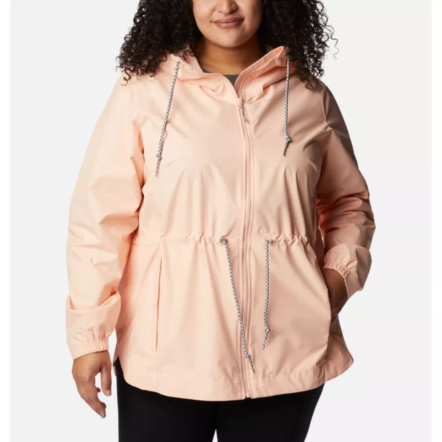 Pfirsichblüte Columbia Lillian Ridge Shell-Jacke Für Damen In Übergröße