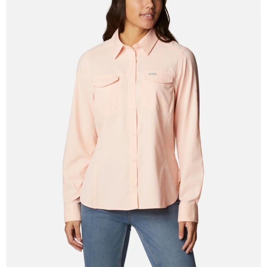 Pfirsichblüten Damen Silver Ridge Lite Langarm Columbia