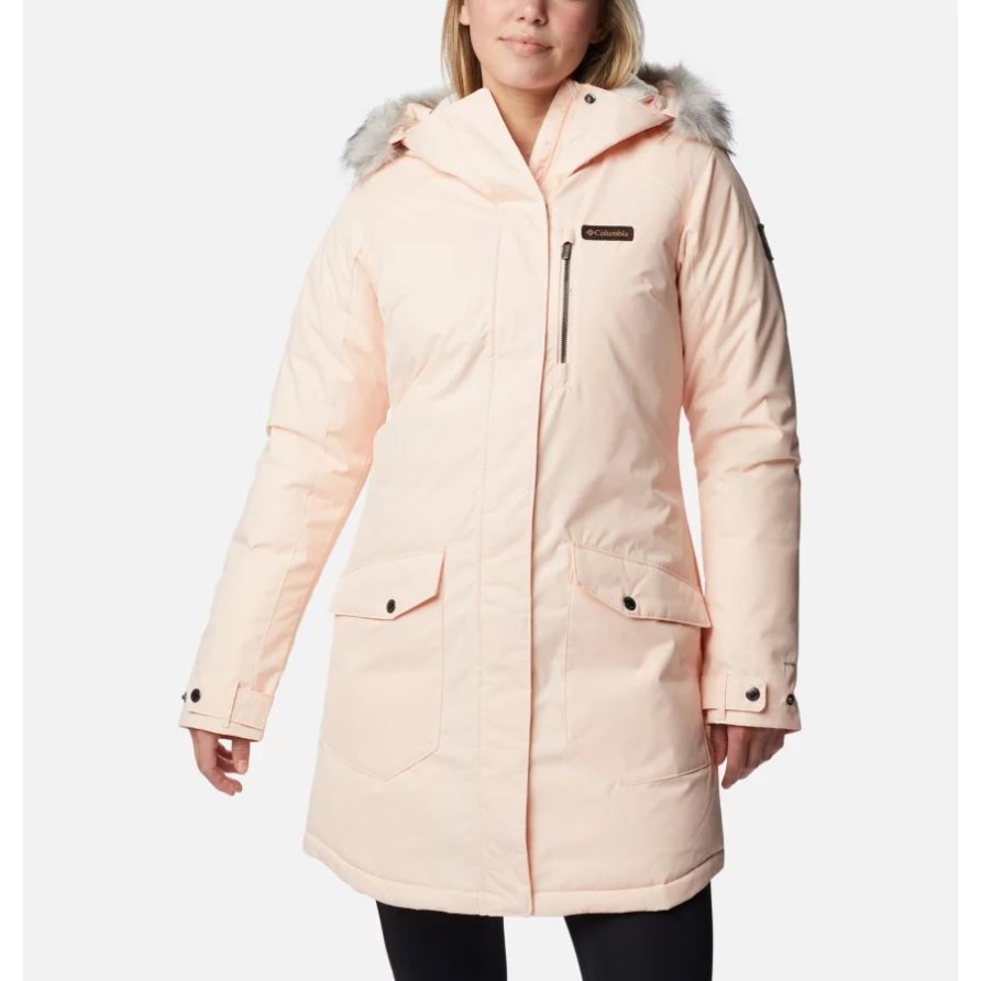 Pfirsichblüte Damen Suttle Mountain Long Isolationsjacke Columbia