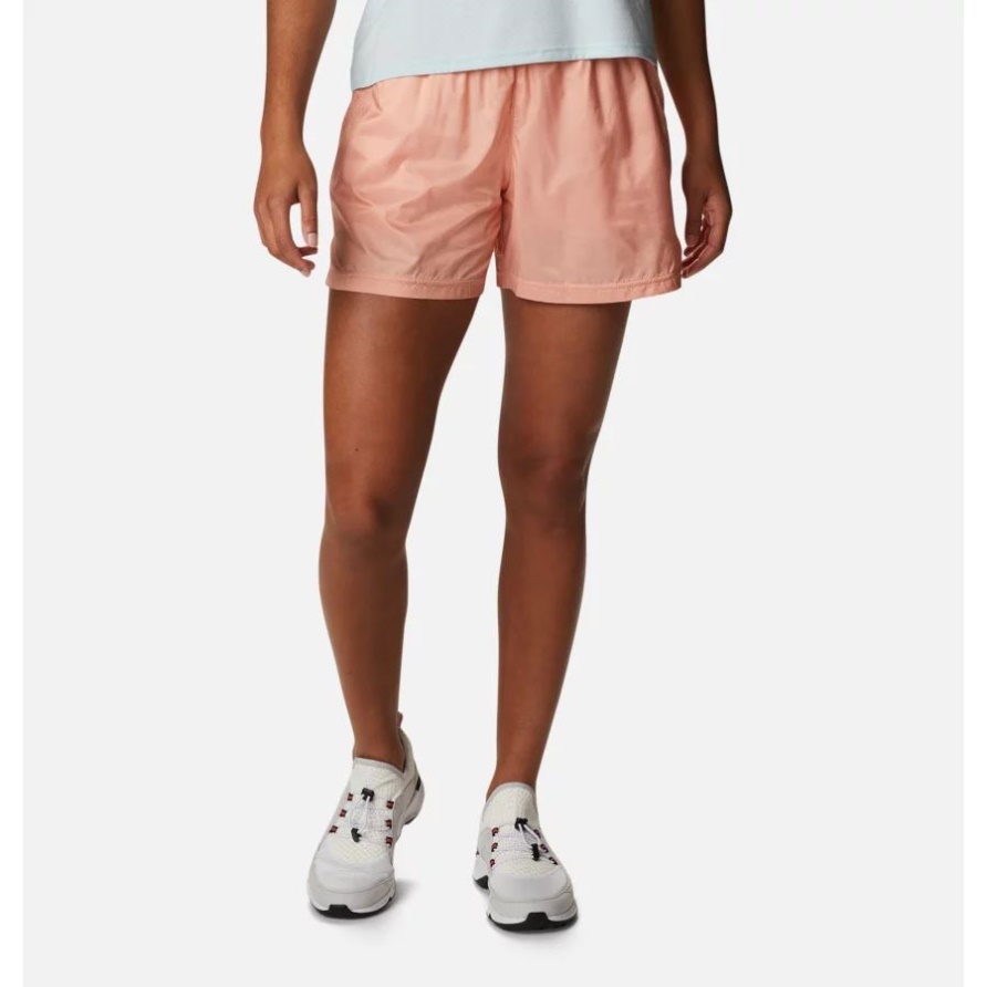 Pink Dawn Iridescent Columbia Alpine Chill Zero Schillernde Multisport-Shorts Für Damen