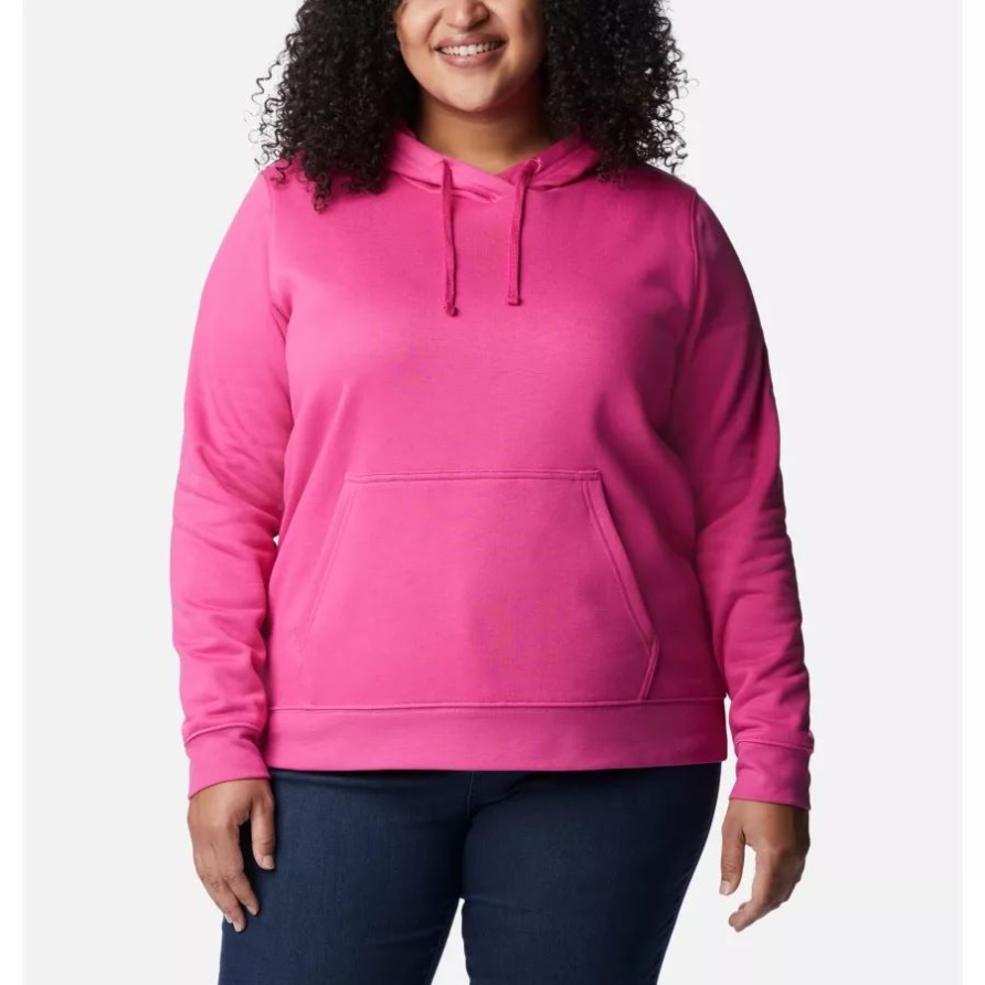 Pink Ice Ttip Logo Damen Getestet Zäh In Pink Hoodie Plus Size Columbia