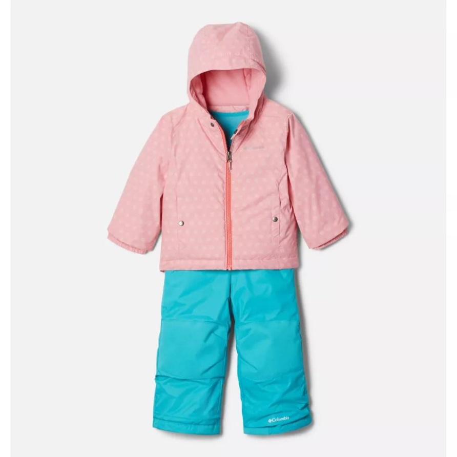 Pink Orchid Snowdaze Columbia Kleinkind Frostig Hang Schnee Gesetzt
