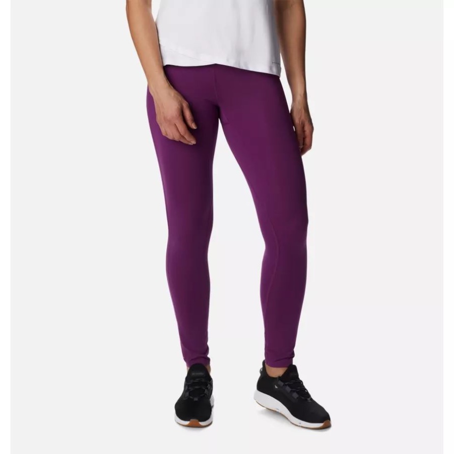 Pflaume Mittelschwere Baselayer-Strumpfhose Für Damen Columbia