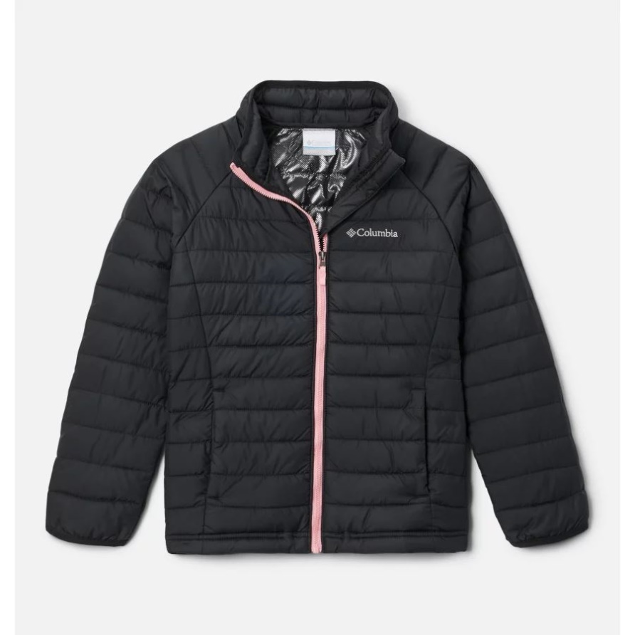 Puder Lite Isolierte Jacke Für Mädchen Black Columbia
