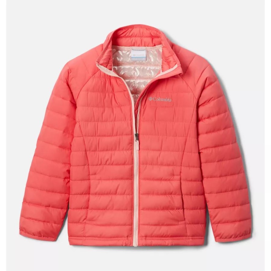 Puder Lite Isolierte Jacke Für Mädchen Columbia Blush Pink