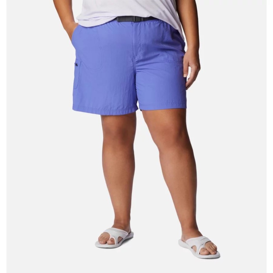 Purple Lotus Sandy River Cargo-Shorts Für Damen In Übergröße Columbia