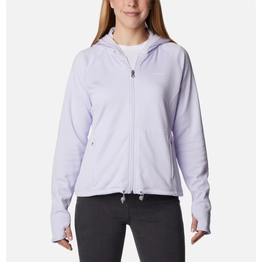 Grenzenloses Trekking-Gitterfleece Für Frauen In Purple Tint Heather Columbia