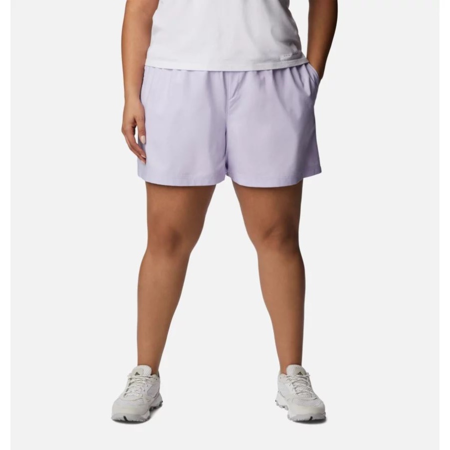 Lila Getönte Frauen-Shorts Für Damen In Übergröße Columbia