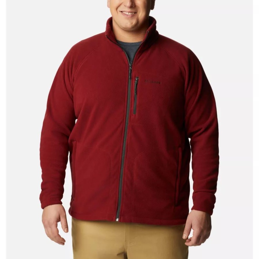 Red Jaspis Columbia Fast Trek II Fleece Mit Durchgehendem Reißverschluss Für Herren, Groß