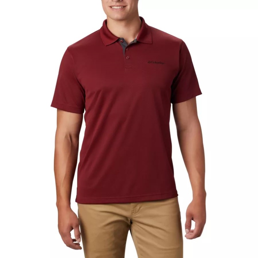 Benutzer-Poloshirt Aus Rotem Jaspis Für Herren Columbia
