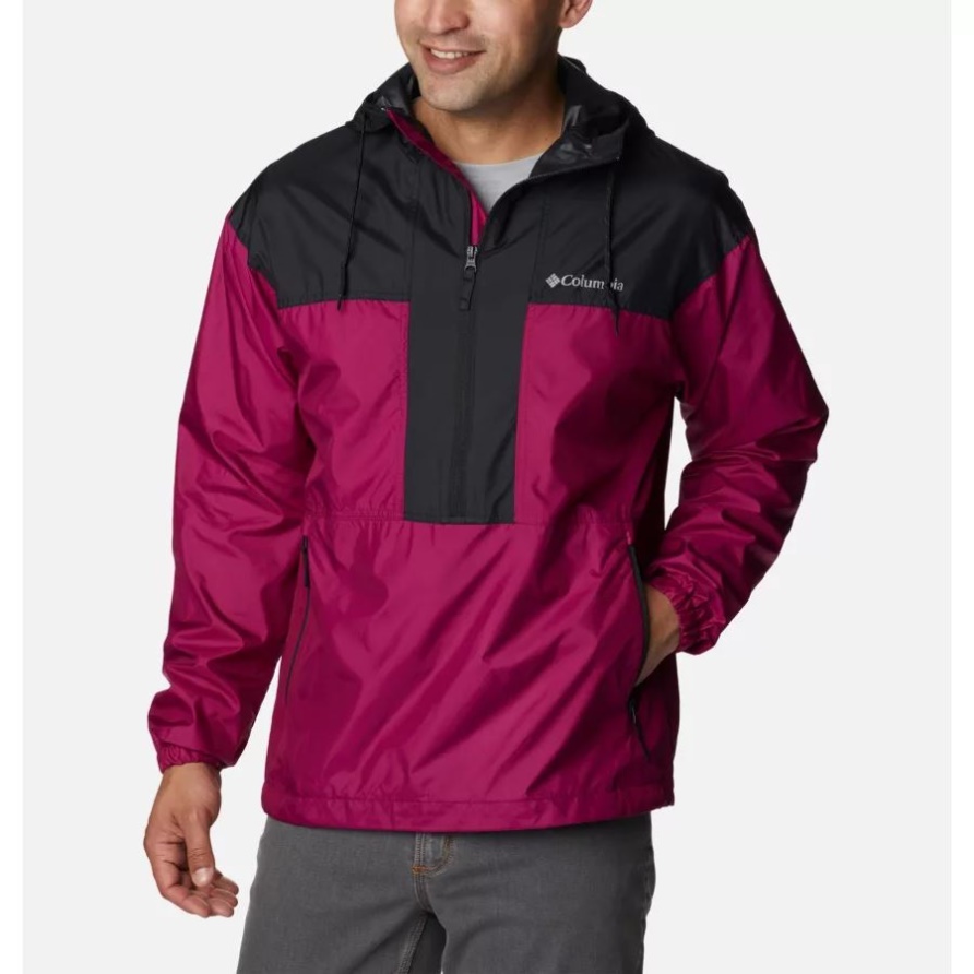 Red Onion/Black Columbia Flash Challenger Anorakjacke Für Herren