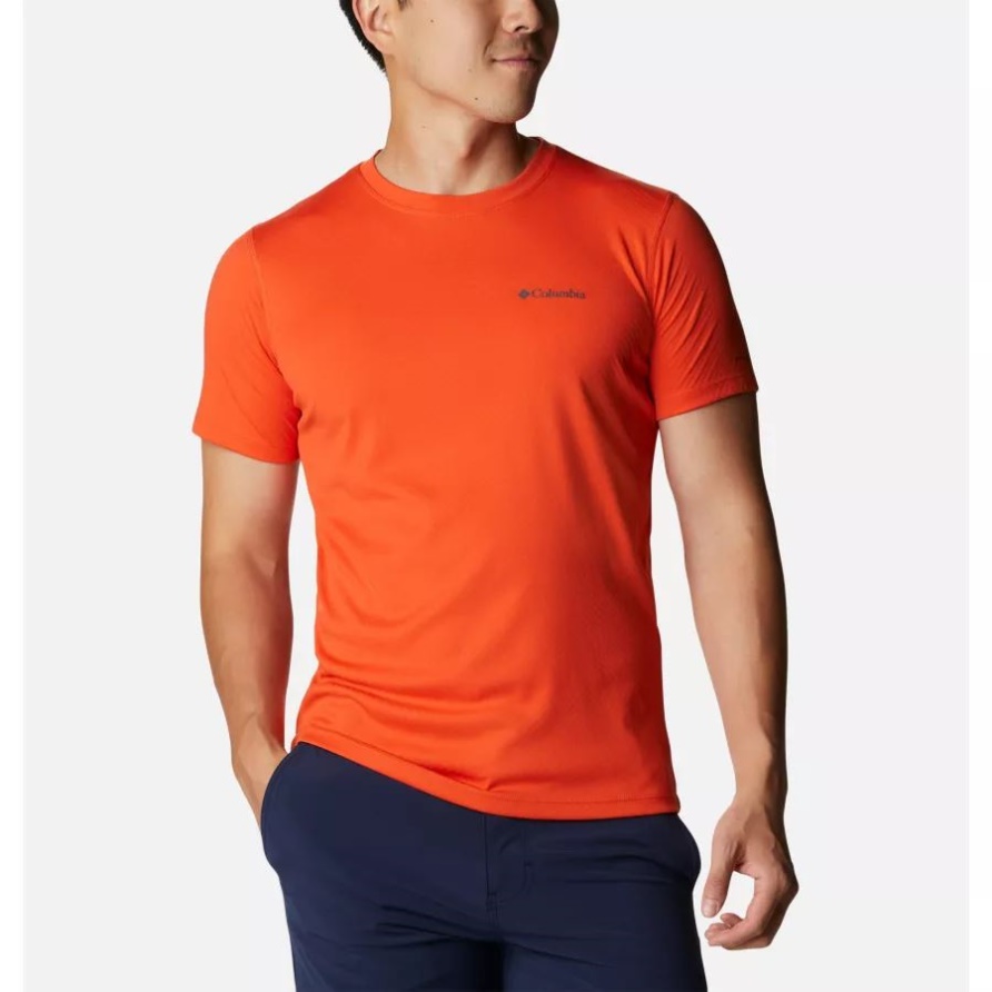 Nullregeln Technisches T-Shirt Der Roten Quarzkolumbien-Männer