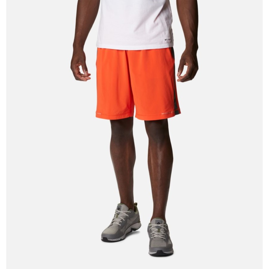 Red Quartz/Grill Columbia Stealth Camp Active Shorts Für Herren
