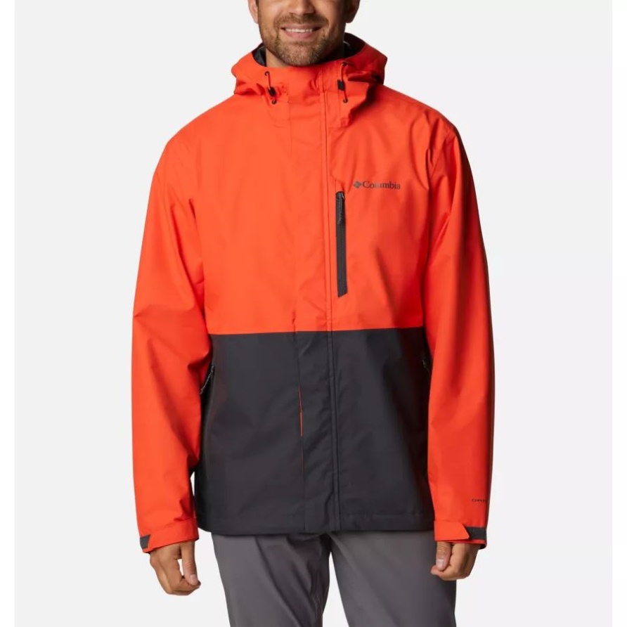 Red Quartz/shark Wanderjacke Aus Wasserfestem Shell Für Herren Columbia