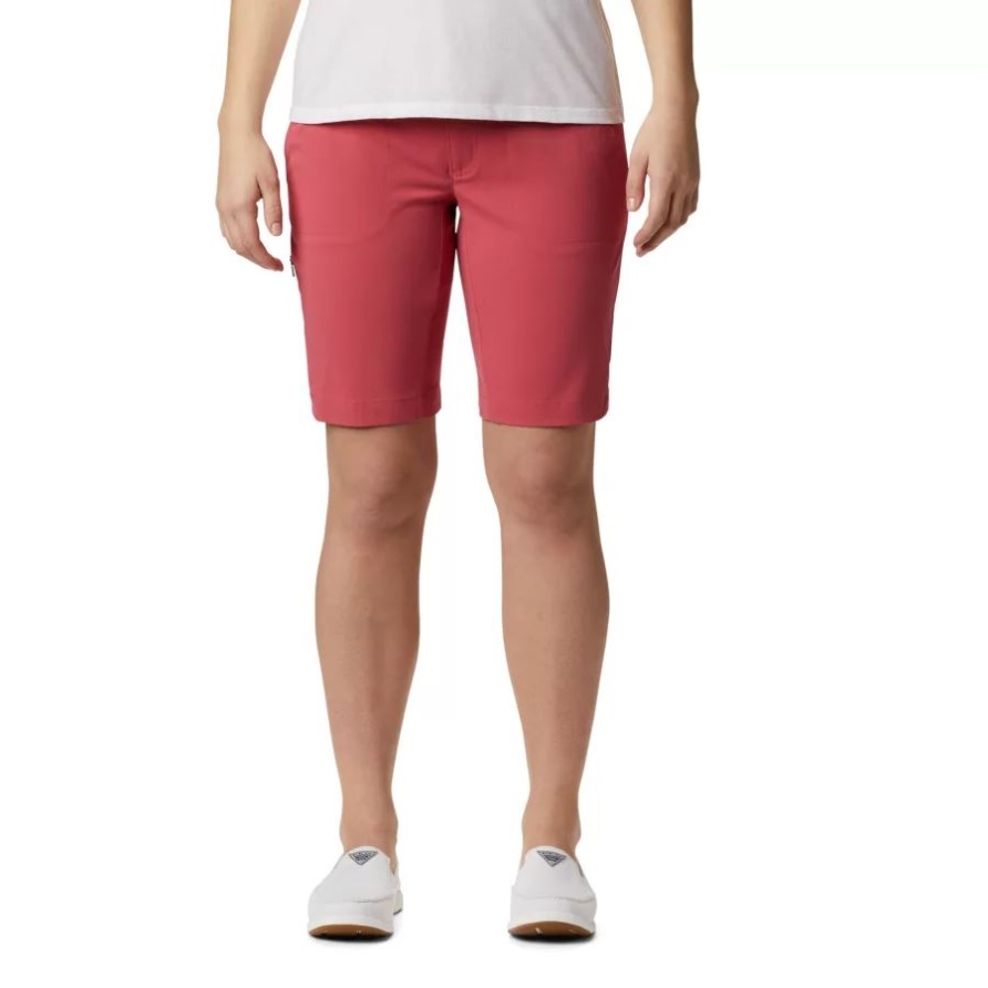 Rouge Pink Damen Saturday Trail Lange Shorts Columbia