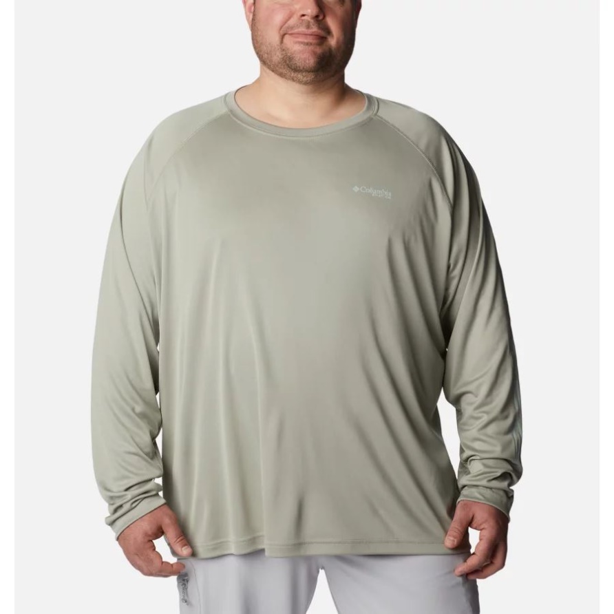 Safari/cooles Grünes Logo Herren-pfg-terminal-tackle-langarmhemd Big Columbia
