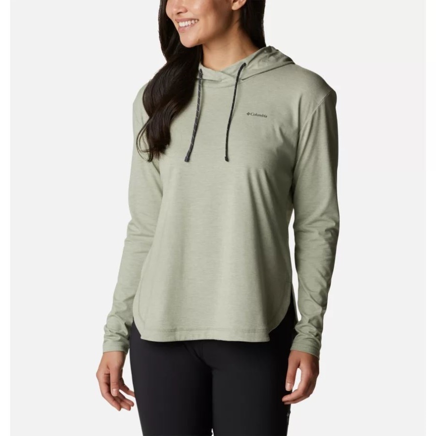 Safari Heather Columbia Sun Trek Kapuzenpullover Für Damen