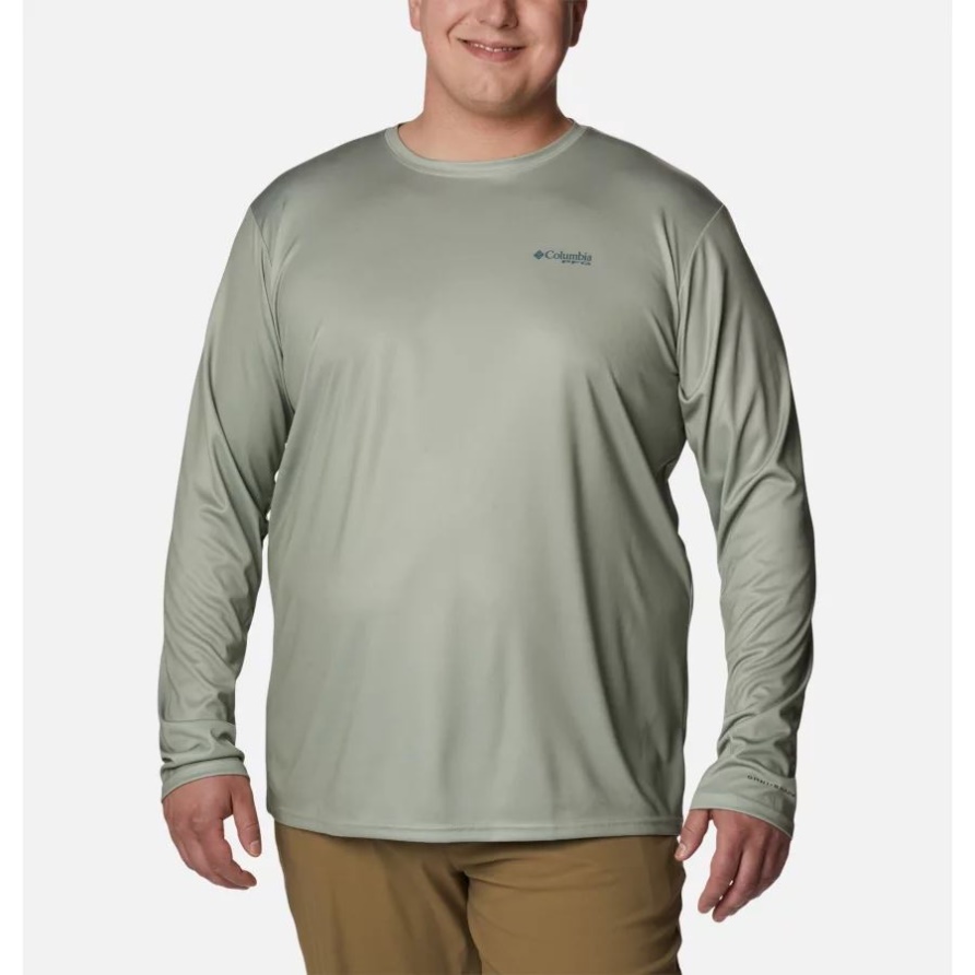 Safari/metal Alaska Fish Columbia Herren Pfg Endgerät Fischflagge Langarmshirt Groß