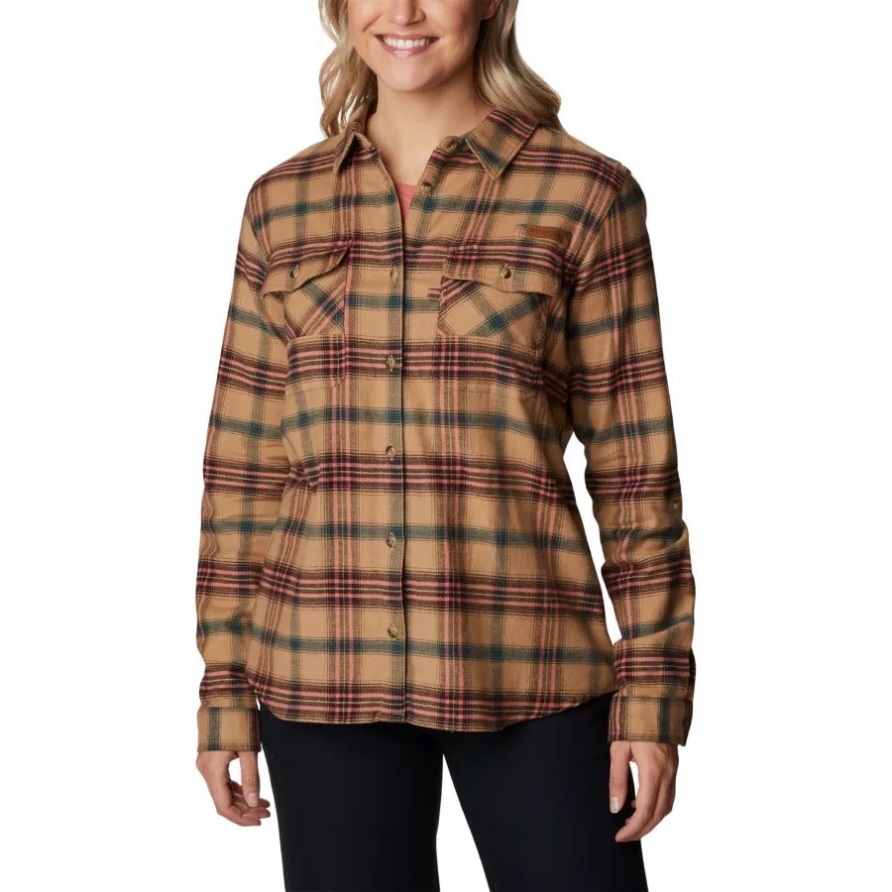 Sahara/buckshot Tartan Frauen Phg Rauhschwanz Flanell Ii Columbia
