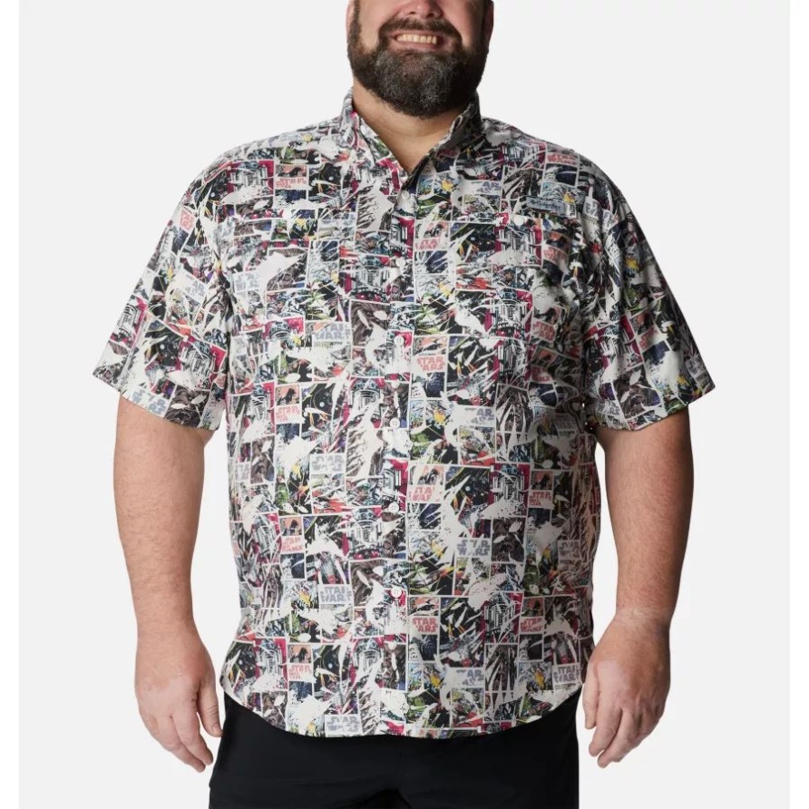 Sea ​​salt Columbia Herren Cantina Ii Super Tamiami Kurzarmshirt Groß