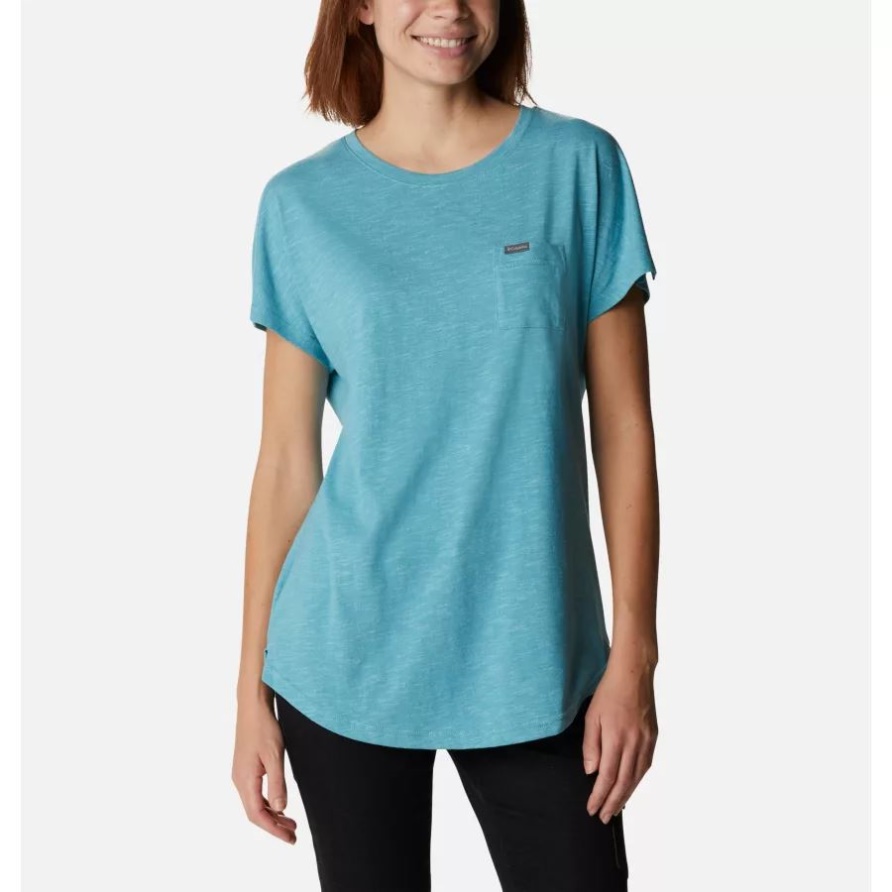 Cades-Kap-T-Shirt Der Seewellenfrauen Kolumbien
