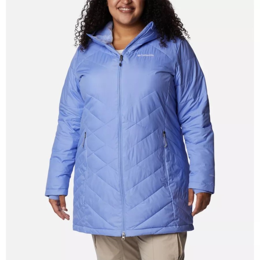 Serenity Columbia Himmlische Lange Kapuzenjacke Für Damen In Übergröße