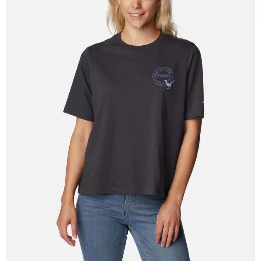 Haifisch/erforschen Sie Den Wilden Platzt-shirt Der Weltgraphikkolumbien-Frauen