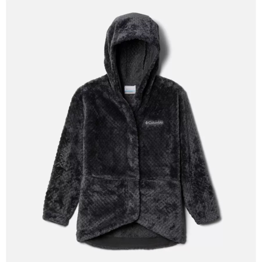 Shark Mädchen Fire Side II Lange Sherpa-Fleecejacke Columbia