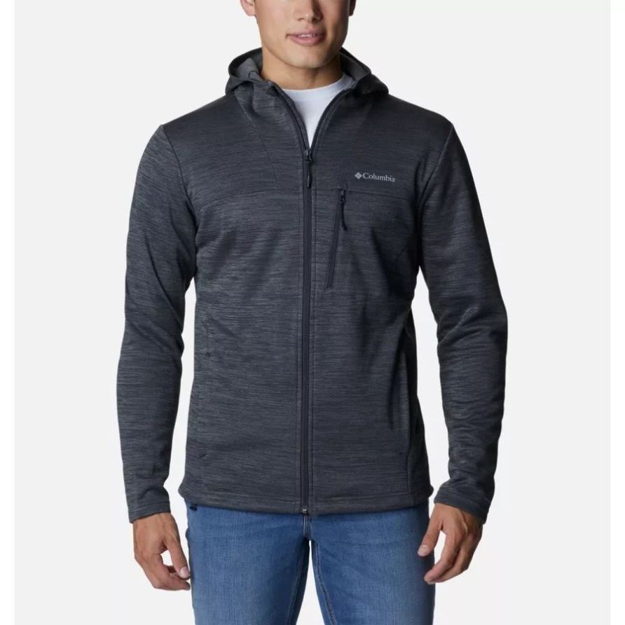 Shark Heather Columbia Maxtrail II Technische Kapuzen-Fleecejacke Für Herren