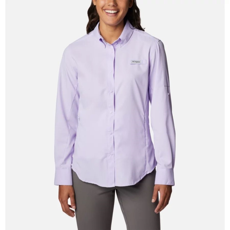 Pfg Tamiami Ii Langarmshirt Für Damen In Sanftem Violett Columbia