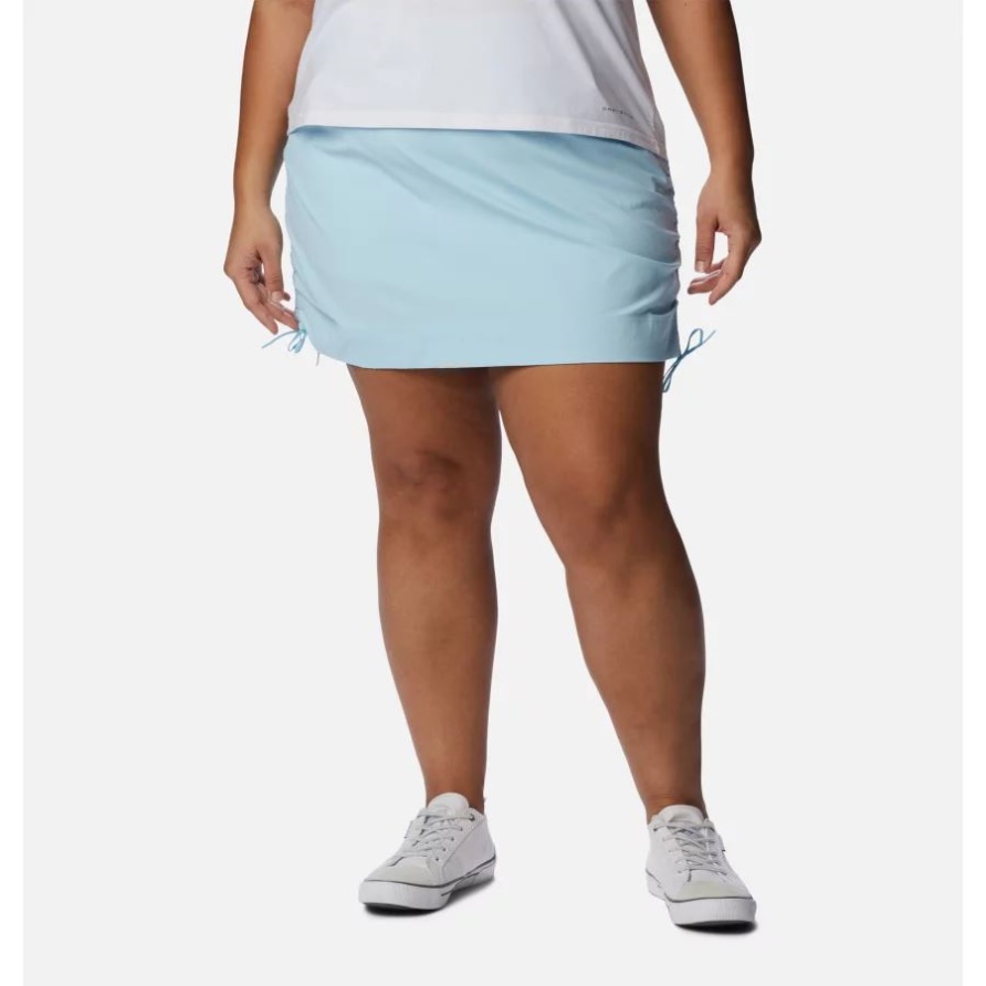 Frühlingsblau Columbia Frauen Jederzeit Lässig Skort Plus Größe