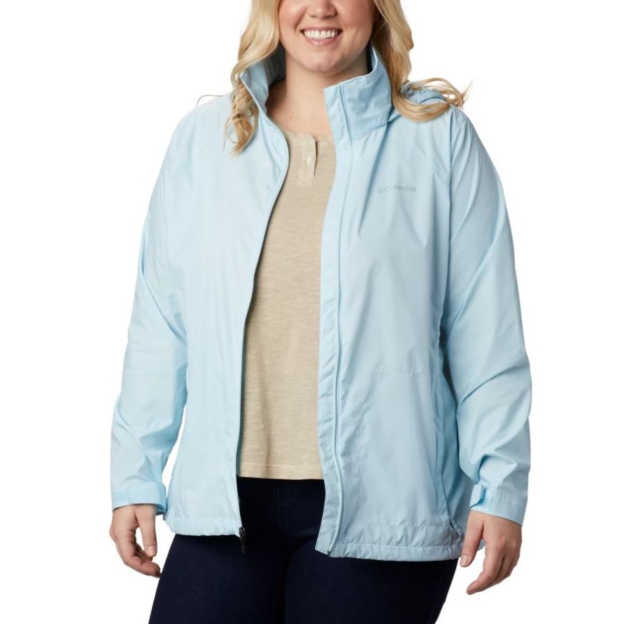 Spring Blue Columbia Damen Switchback Iii Jacke Plus Größe