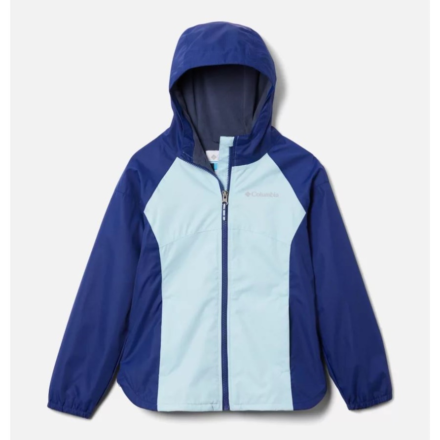 Spring Blue/dark Sapphire Endlose Explorerjacke Für Mädchen Columbia