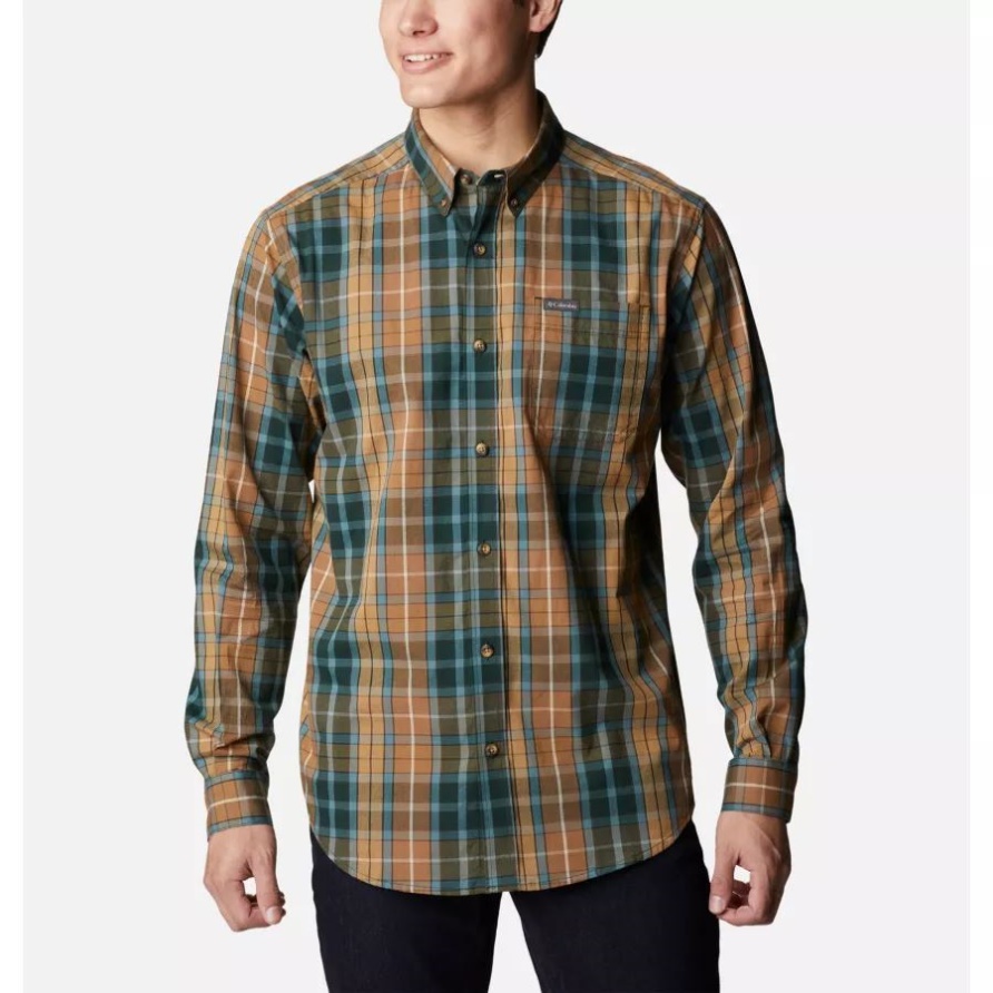 Spruce 2 Multi Plaid Rapid Rivers Ii Langarmshirt Für Herren Columbia