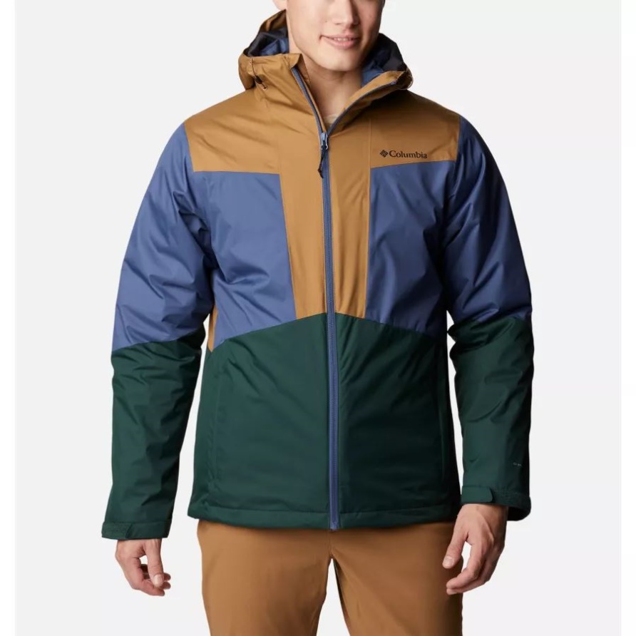 Fichte/delta/dark Mountain Wallowa Park Wasserdichte 3-in-1-austauschjacke Für Herren Columbia