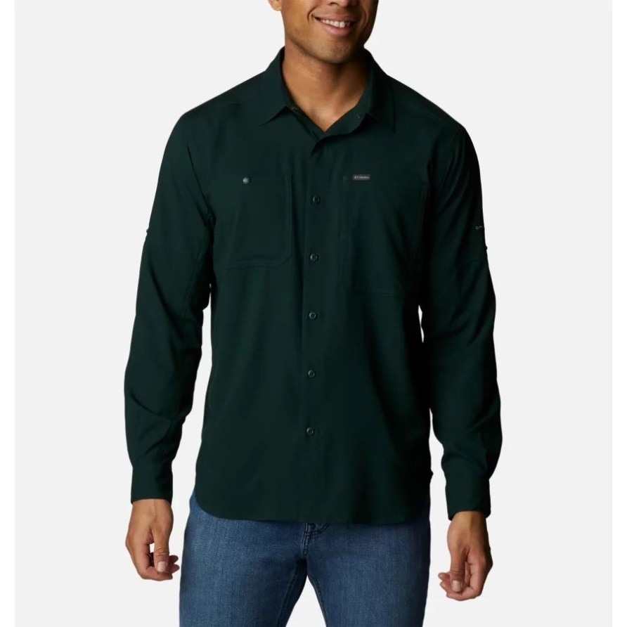 Spruce Silver Ridge Utility Lite Langarmhemd Für Herren Columbia