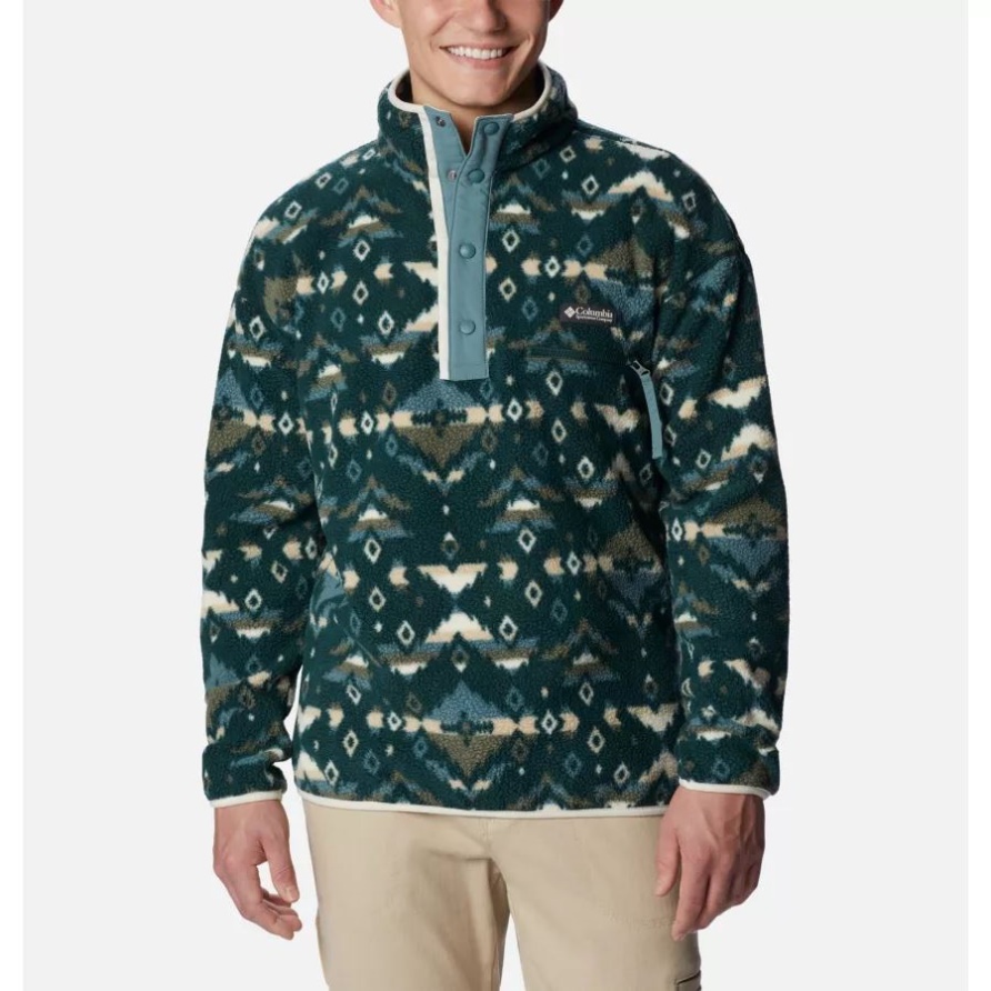 Fichte Rocky Mountain Print Columbia Helvetia Half Snap Fleece Für Herren