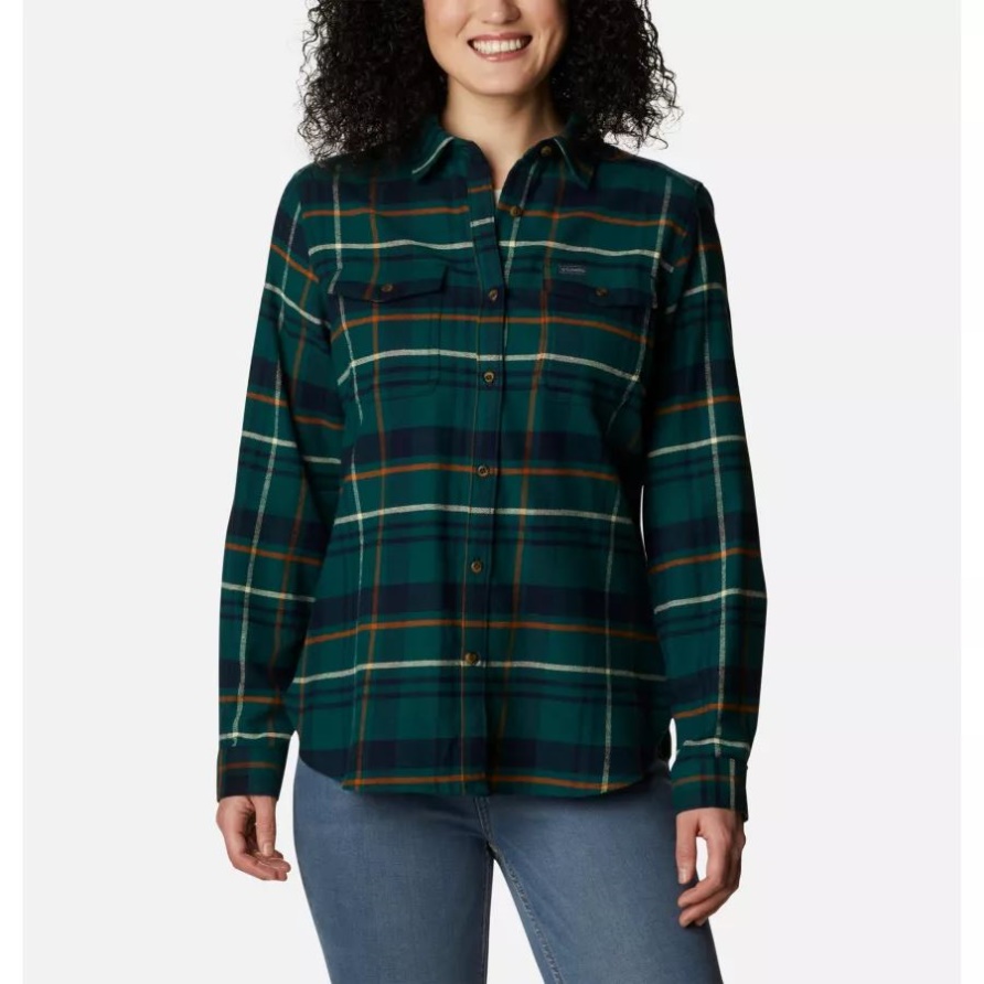 Spruce Simple Tartan Damen Pine Street Stretch Flanell Columbia