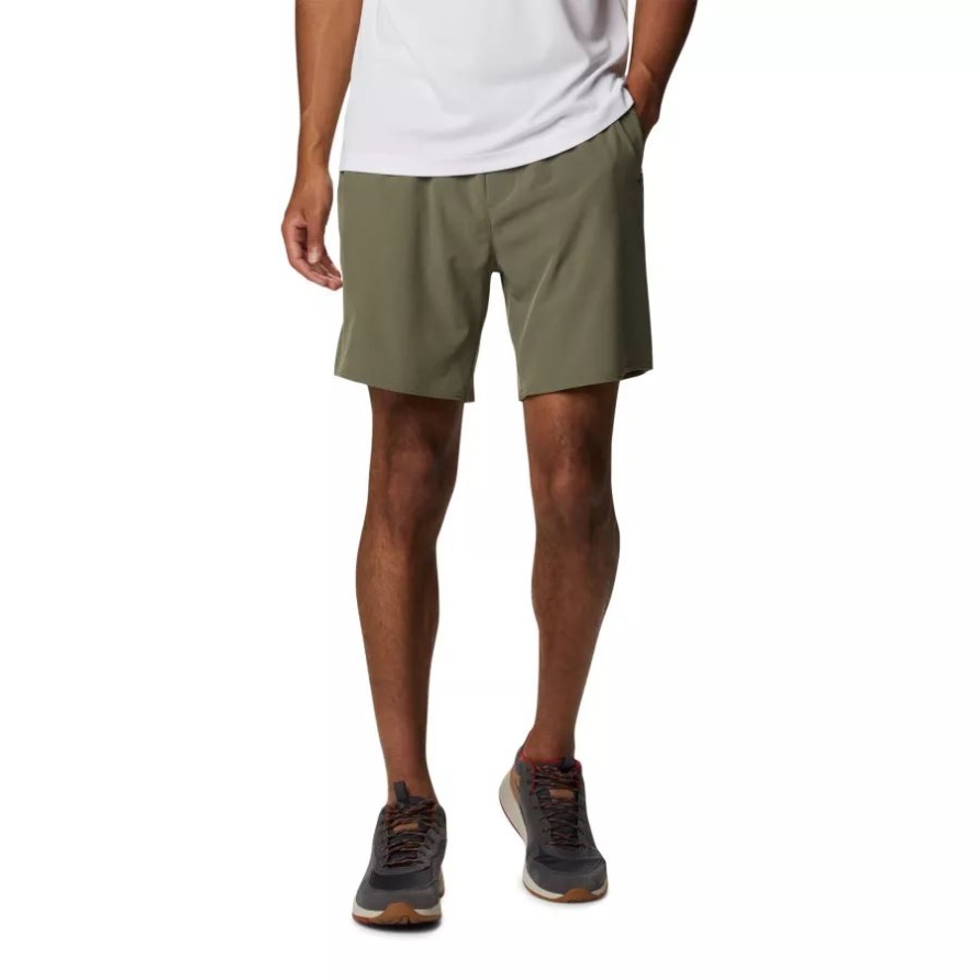 Steingrüne Columbia Columbia Hike Shorts Für Herren