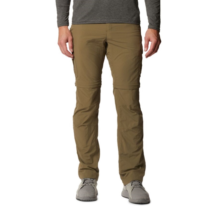 Steingrüne Columbia Herrenhose Silver Ridge Ii Wandelbar