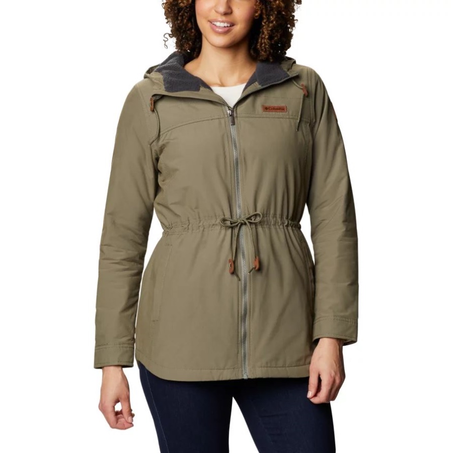Steingrüne Columbia Chatfield Hill Jacke Für Damen