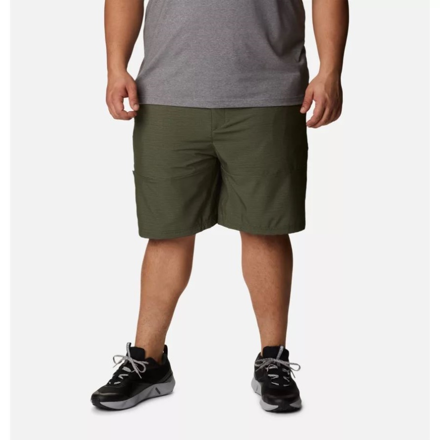 Stone Green Heather Columbia Herren Twisted Creek Shorts Groß