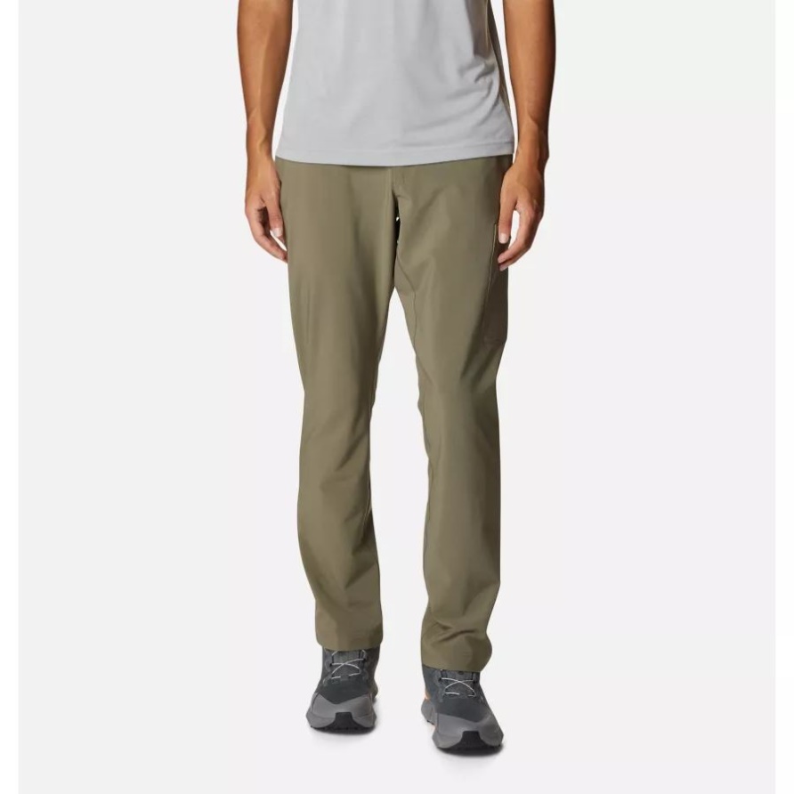 Steingrüne Schmale Spitzenhose Für Herren Columbia