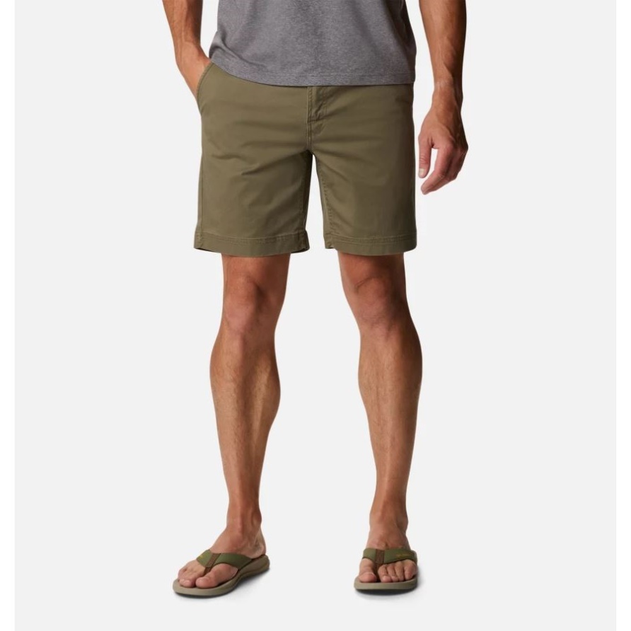 Steingrüne Pacific Ridge Casual Chino Shorts Für Herren Columbia