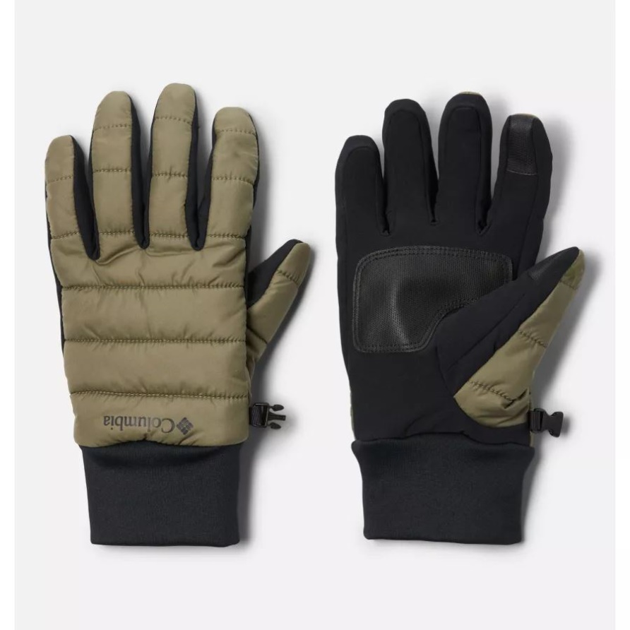 Steingrüne Powder Lite Herrenhandschuhe Columbia