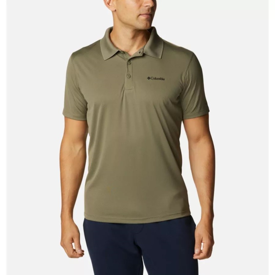 Steingrünes Zero Rules Polo Columbia Für Herren