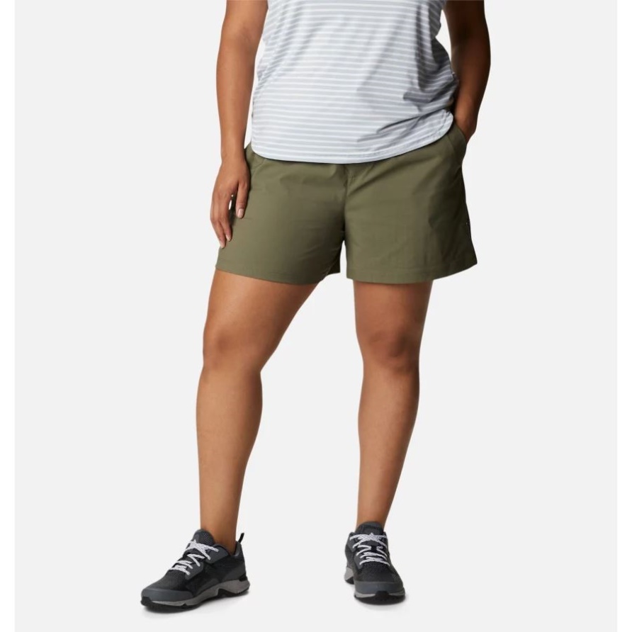 Steingrüne Firwood Camp Ii Shorts Für Damen Plus Größe Columbia